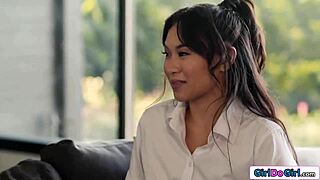 busty babe stared at my panties and i made my move