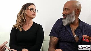 shaundam blasts cum all over red august's plump pawg pussy