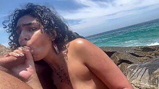I feel so excited sharing this young 18+ married woman's beach encounter with her lover