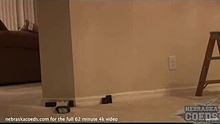 let's check out nadia nitro chilling in her tampa florida home posing her fit body casually