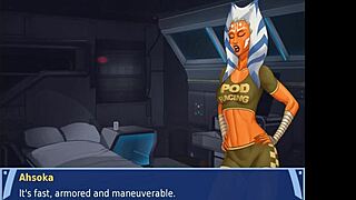 orange trainer dances with rhythmic ass and tit gropes