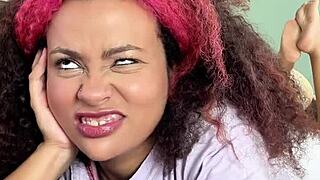 Curvy latina's thick ass burps and farts in sexy homemade fetish clip