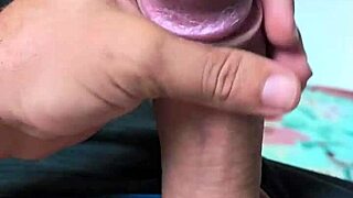 Hot moaning babe climaxes intensely during massage