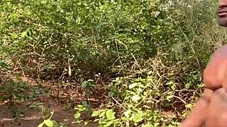 muscular stud rips clothes and fucks brazilian hottie on trail