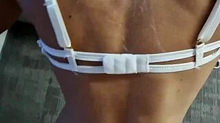 Beautiful Russian Gives Tight Ass Creampie in Hotel Room