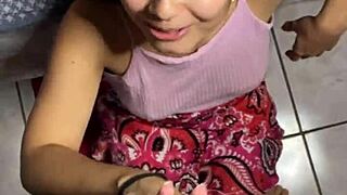 Deepthroated Wellington's Huge Cock Then Doggy Creampie Filled Me!