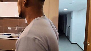 busty beauty jennie slams pizza delivery guy in scorching interracial fuck!