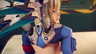 animated cowgirl rides tease monster cocks and big tits
