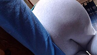 tight yoga pants hide thrilling farting secrets up close