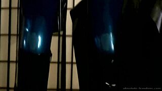 Femdom Mistress Commands in Tight Latex Glory