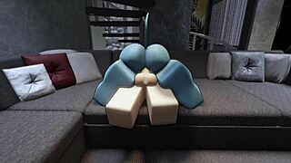 rough demon bitch bent over big ass tits riding monster cock doggystyle hardcore creampie