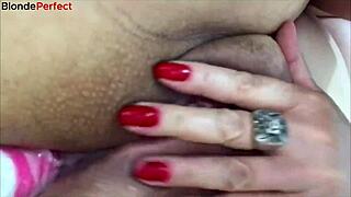 Horny Milf's Dripping Pussy Toys to Desperate Orgasm