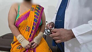 DOCTOR GRABS AND SQUEEZES INDIAN PATIENT'S HUGE HOSPITAL BOOBS ROUGHLY!
