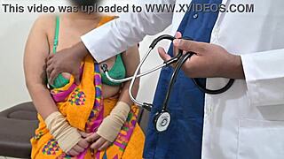 DOCTOR GRABS AND SQUEEZES INDIAN PATIENT'S HUGE HOSPITAL BOOBS ROUGHLY!