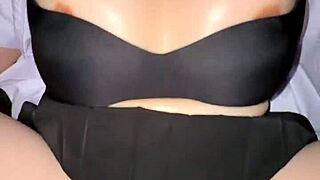 college student and senior get cozy in dorm room sharing intimate moments