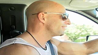 Angelina Valentine rides big cock with perfect natural tits bouncing wildly