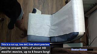 Dr Tampa guides Alexa Chang through her intimate pass exam casually