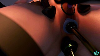 mercy cums over and over then gets pregnant from ai dom's load