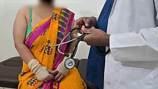 DOCTOR GRABS AND SQUEEZES INDIAN PATIENT'S HUGE HOSPITAL BOOBS ROUGHLY!