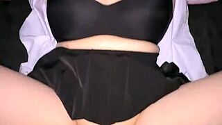 college student and senior get cozy in dorm room sharing intimate moments