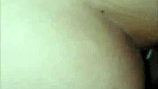 Old cuckold watches bull ravage horny wife's tight pussy hard