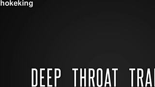 Missthicklips endures deepthroat training on monster black cock in bbw bdsm.