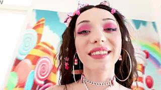 I Worship Cecelia Taylors Petite Coed Body on Big Cock POV