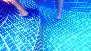 amateur milf huge ass fucked rough in outdoor water quickie cumshot