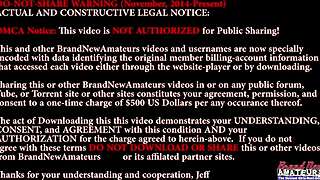 nerdy milf diana hints at solo play and oral tease