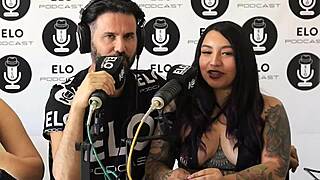 Curvy latina kote flaunts huge tits in sexy casting interview.