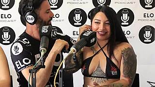 Curvy latina kote flaunts huge tits in sexy casting interview.