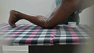 spa massage turns into secret hidden cam masturbation