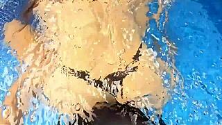 amateur milf huge ass fucked rough in outdoor water quickie cumshot