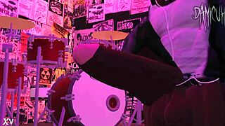 Dami Dances Sultrily in Club Teasing Big Black Cock