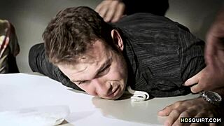 BORDER PATROL POUNDS SQUIRTING BABE WITH BF'S HELP!