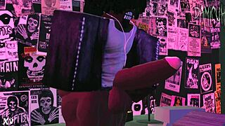 Dami Dances Sultrily in Club Teasing Big Black Cock