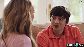 petite blonde milf's tight pussy takes massive cock