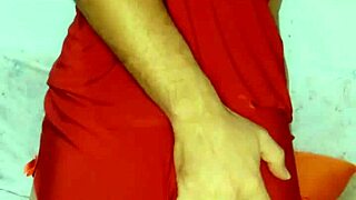 her nervous first pussy pounding during intense workout session