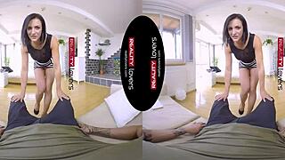 Realitylovers wifey craves blowjob cowgirl missionary and spooning attention in vr