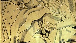 Vintage Hairy Erotic Bush Exposed