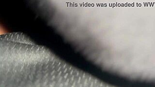 Big Daddy Deepthroats Sloppy in Chevy Impala Ride