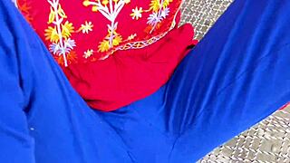 Desi village beauty's tight pussy stretched in first raw fuck