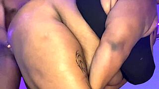 love cheeks clapped mirror big black cock pounding