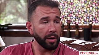 Guy Pounds Petite Shaved Pussy Of Asian Friend Before Cumming Inside