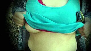 big ass brunette's secret mountain fuck contrasts wild nature passion