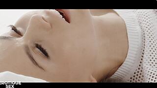 nancy a and sabrisse erotic lesbian kissing orgasm