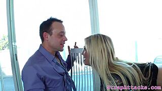 BIGTITS dominatrix THRUSTS fingers deep into sub's tight ASSHOLE relentlessly