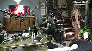 odette takes hot facial backstage from eager client?