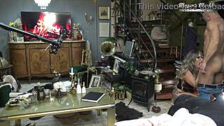 odette takes hot facial backstage from eager client?