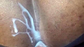 Furious Ebony Wife Rips Husband's Ass Wide Open On Camera